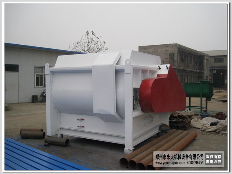 3噸雙軸槳葉無(wú)重力混合機(jī)