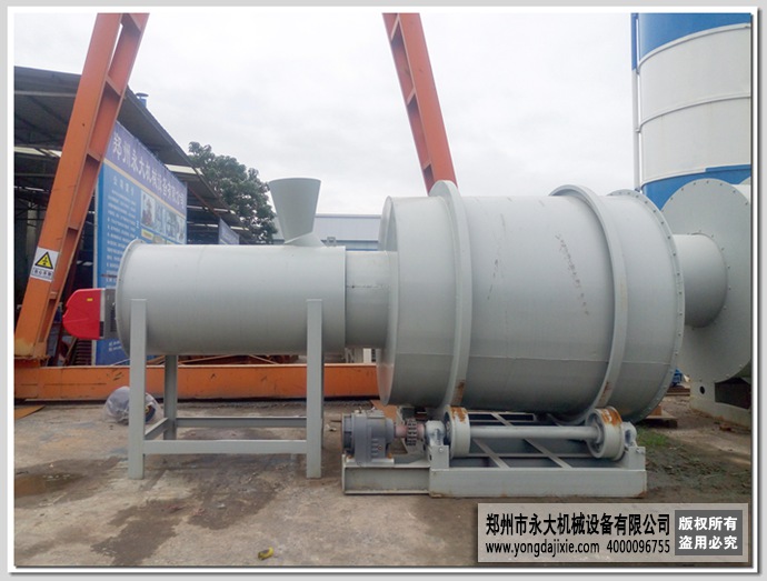 鄭州永大機械沙子烘干機推行天然氣新能源